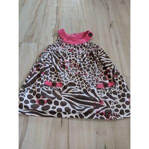 Carter’s Girl Sundress‎ Dress Zebra Print with Side